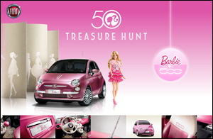 トレジャーハント Barbie &times; FIAT 500