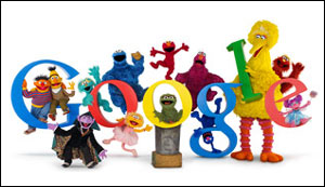 Google セサミストリート40周年