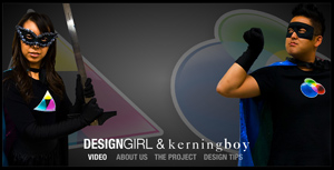 DESIGN GIRL & KERNING BOY - for all of your design emergencies