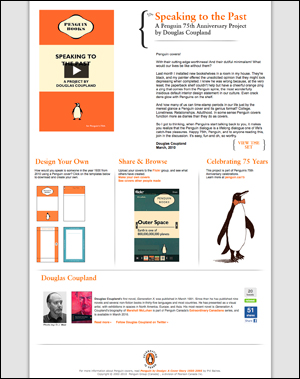 Speaking to the Past: A Penguin 75th Anniversary Project by Douglas Coupland