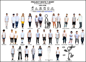 PROJECT WHITE T-SHIRT