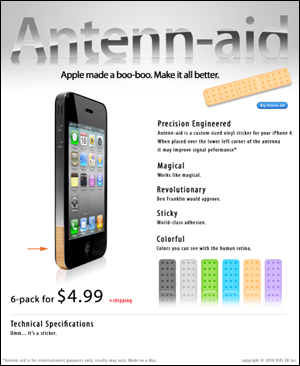 Antenn-aid for iPhone 4