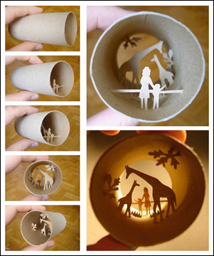 Anastassia Elias - Rouleaux - Zoo. Girafes 