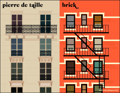 la façade - Paris vs New York, a tally of two cities