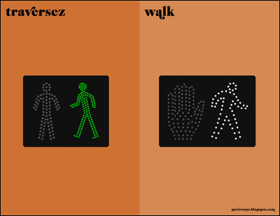 le piéton - Paris vs New York, a tally of two cities