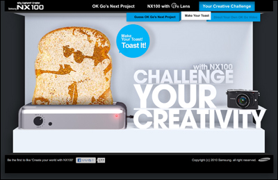 Samsung NX100 Make Your Toast