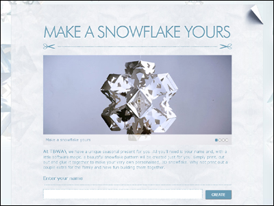 Make a snowflake yours