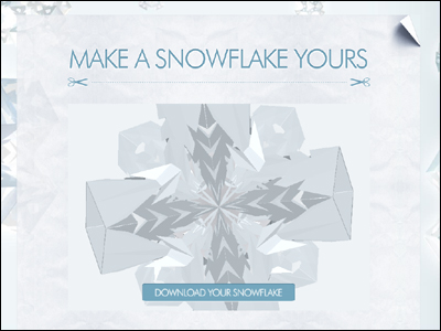 Make a snowflake yours