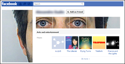 Schweppes Profile App on Facebook