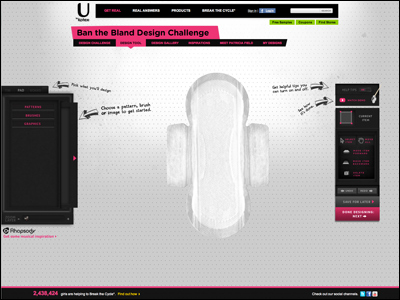 Redesign feminine care in Ban the Bland Design Challenge – U by Kotex