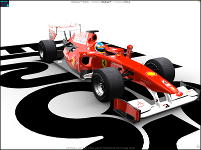 HelloRacer&trade; WebGL