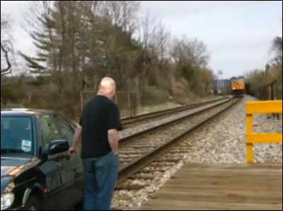 How to avoid getting hit by a train