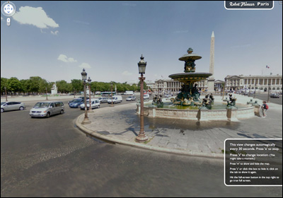 Robot Flâneur: Exploring Google Street View