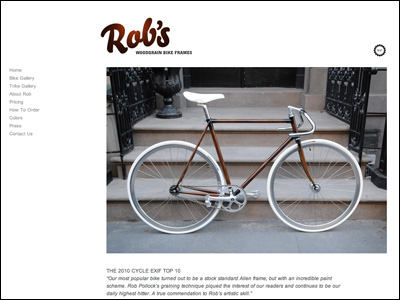 Hand Painted Woodgrain Bikes