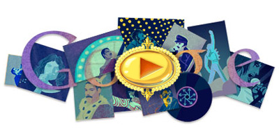 Google フレディ・マーキュリー生誕65周年