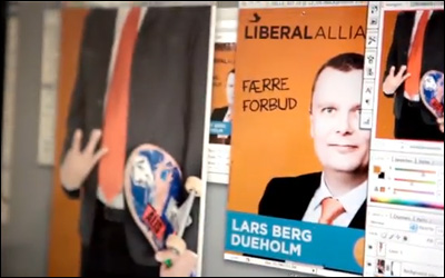 Alis - Valgplakat Skate Attack (Election Poster Skate Attack