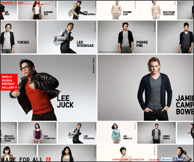 UNIQLO GLOBAL PORTRAIT GALLERY