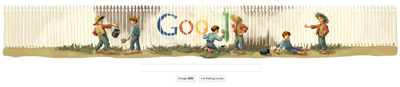 Google マーク・トウェイン生誕176周年