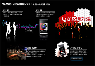 「スマホでバモれ。VAMOS VIEWING」 - SONY