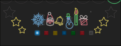 Google クリスマス ハッピーホリデー「ホリデーシーズン」