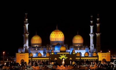 Sheikh Zayed Grand Mosque Projections