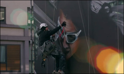 Mission Impossible : Ghost Protocol Aerosol Mural