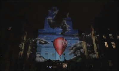 Virgin Money Senate House 3D Projection