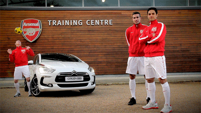 CITROËN AND ARSENAL FC CREATE STRIKING SERIES OF 'CINEMAGRAPHS' 