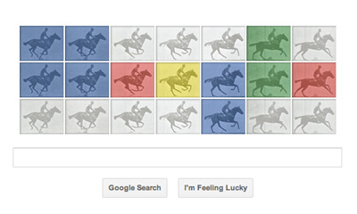 Google エドワード・マイブリッジ(Eadweard J. Muybridge)生誕182周年