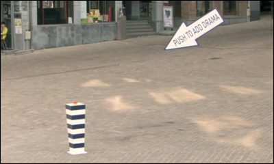 A DRAMATIC SURPRISE ON A QUIET SQUARE