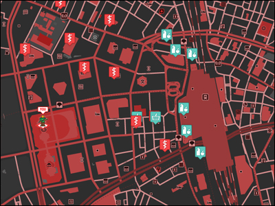 Map of the Dead - Zombie Survival Map