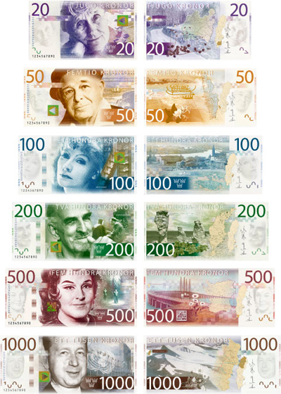 New notes and coins