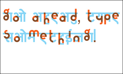 ヒンディー語の文字とアルファベットを合わせたフォント制作プロジェクト The Hinglish Project Mifdesign Antenna