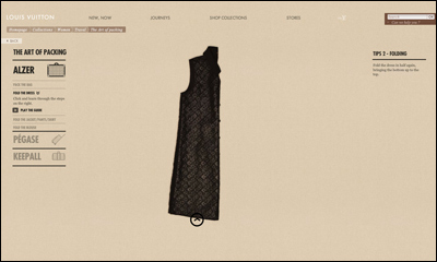 The Art of packing - LOUIS VUITTON