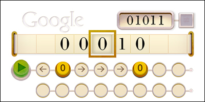 Google アラン・チューリング生誕100周年
