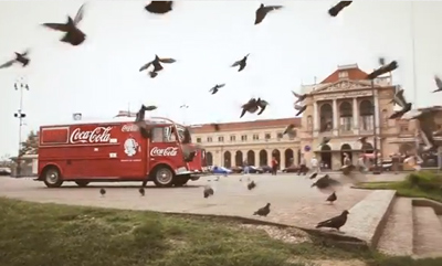 Coca-Colin Kamion radosti u Zagrebu