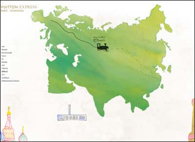 Paris to Shanghai by Train by The Selby for Louis Vuitton