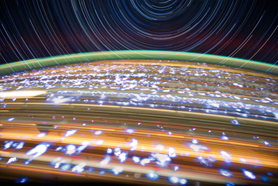 ISS Star Trails