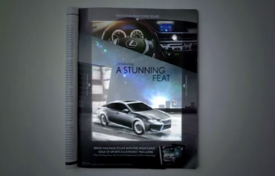 Lexus brings a Magazine to Life with CinePrint