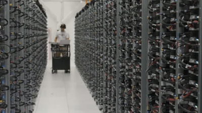 Take a walk through a Google data center