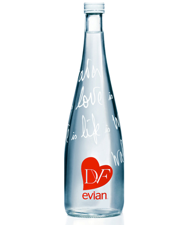 Diane von Furstenberg to Design Evian Bottle