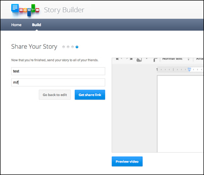 Google Story Builder