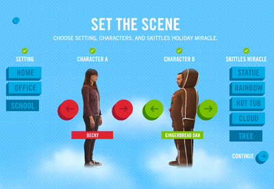 Skittles Create the Rainbow