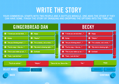 Skittles Create the Rainbow