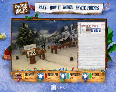 Reindeer Races - VML Australia's Epic Agency Xmas Card 2012