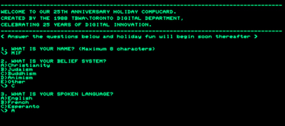 TBWA\Toronto Holiday CompuCard