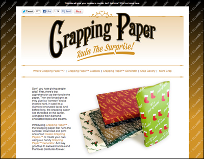 Crapping Paper