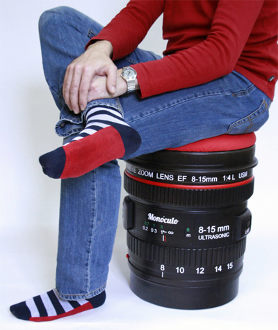 Reflex lens stool
