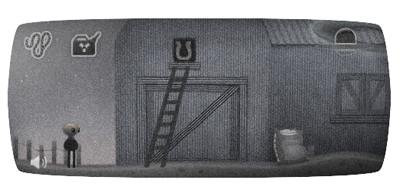 Google ロズウェル事件66周年で、UFOの残骸を回収して宇宙人を救うゲームのロゴに！