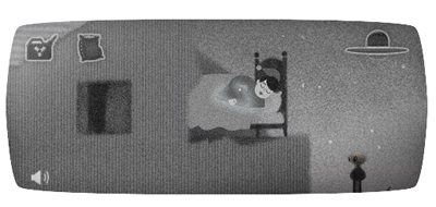 Google ロズウェル事件66周年で、UFOの残骸を回収して宇宙人を救うゲームのロゴに！